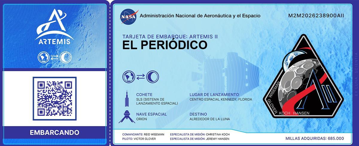 Boarding pass EL PERIÓDICO