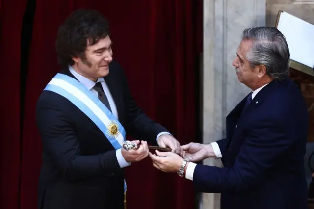 Milei y Fernández