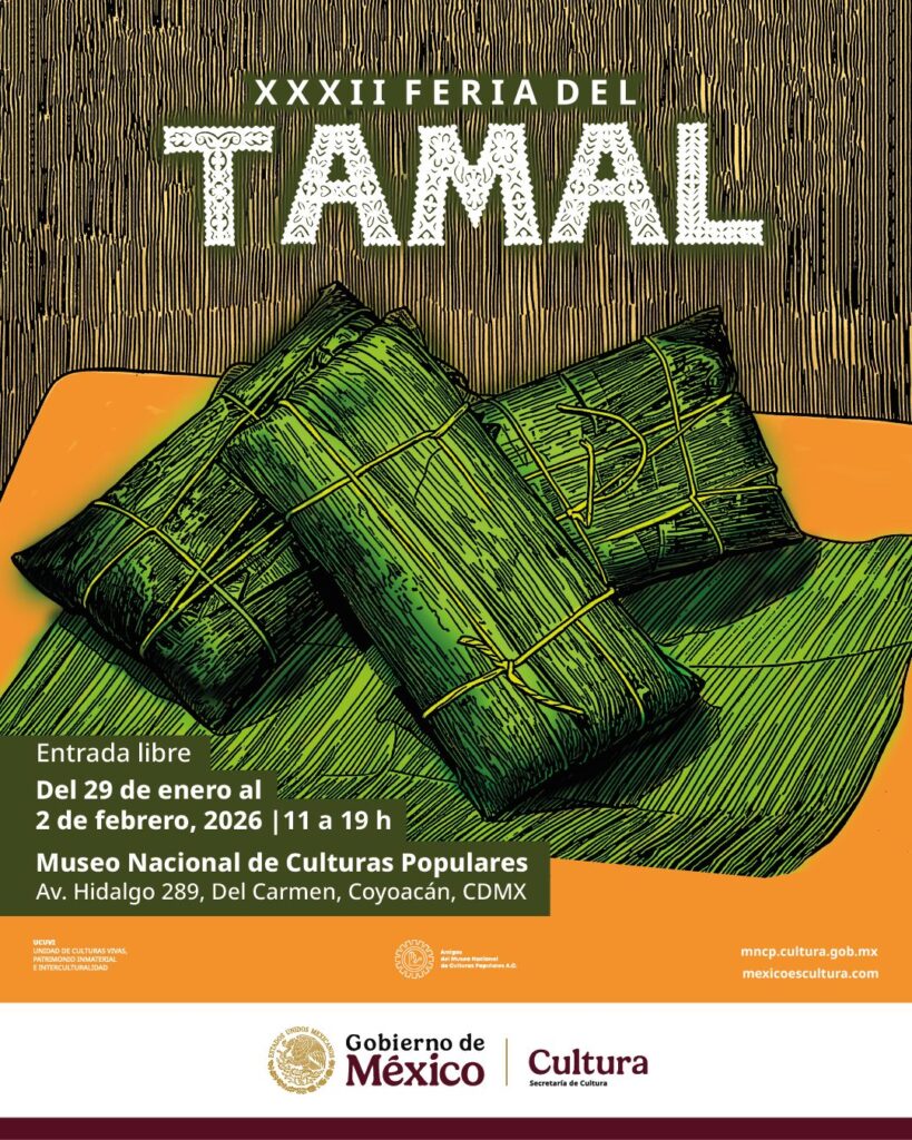 Póster de la Feria del Tamal 2026 en CDMX.