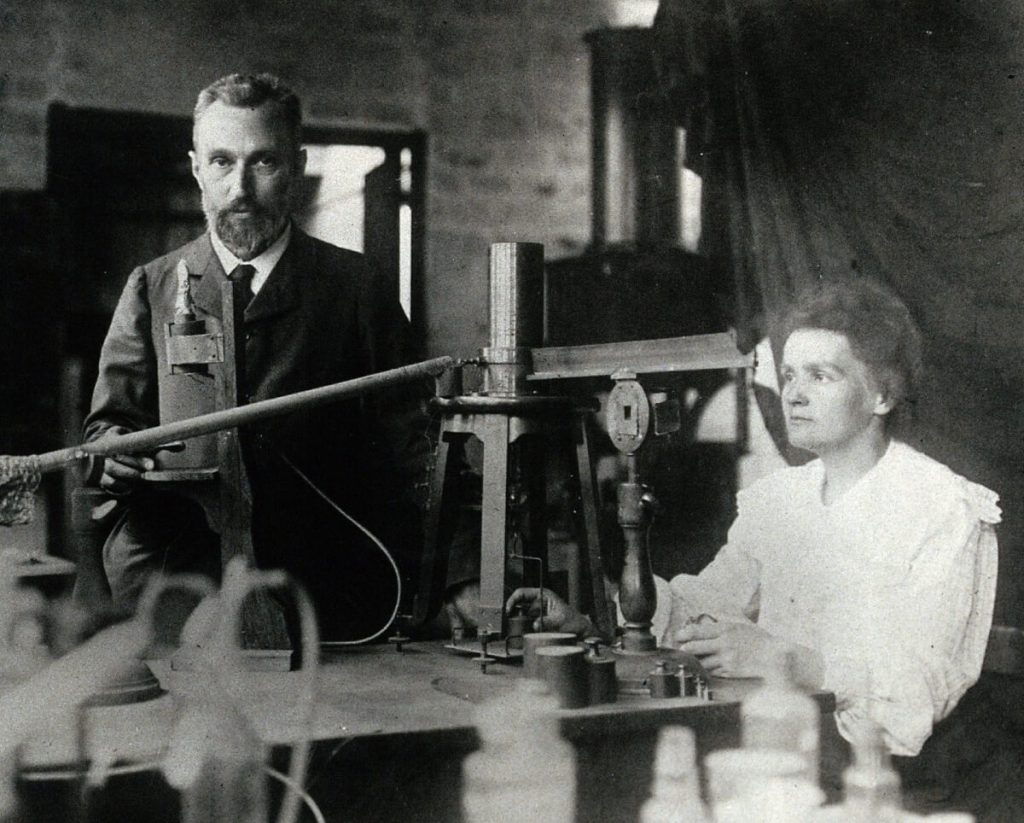 Marie y Pierre Curie