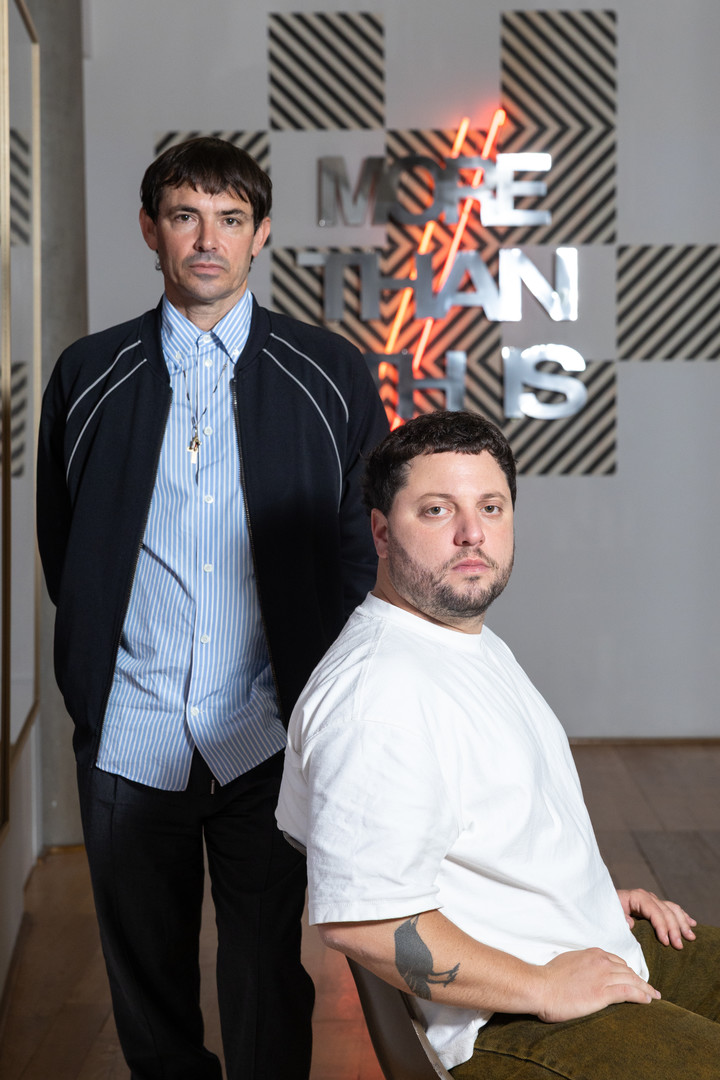 Agustín Alberdi y Juan Manuel Cuervo, de The Movement. Foto: Cristina Sille 