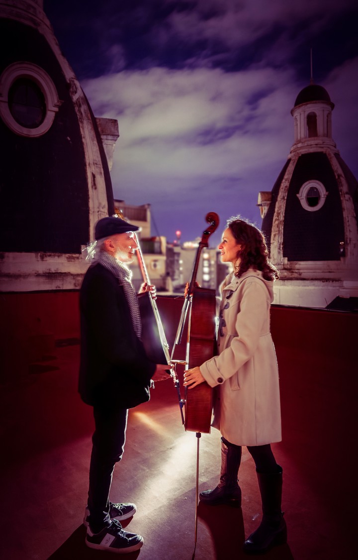 Quique Sinesi y Astrid Motura tocarán juntos en Bebop. Foto de prensa