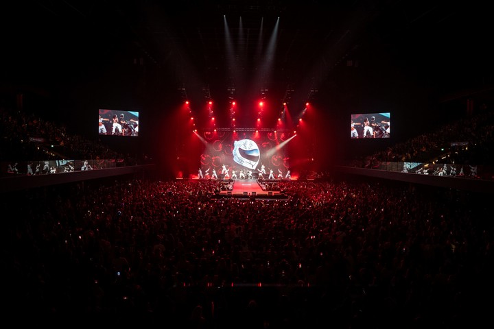 Movistar Arena lleno. Fotos gentileza prensa. 