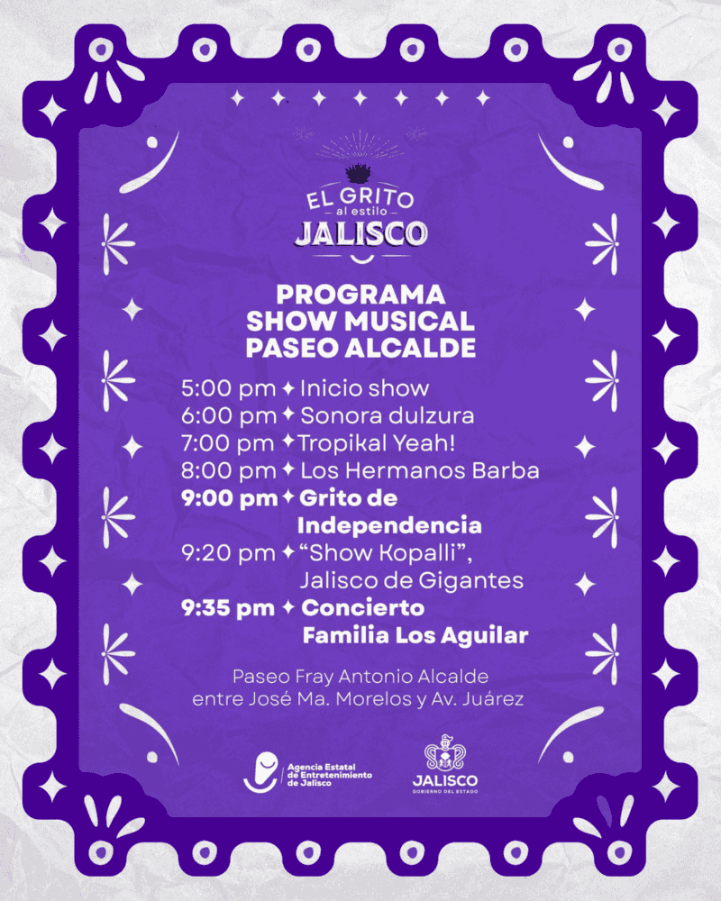 ESPECIAL/Agencia Estatal de Entretenimiento de Jalisco ESPECIAL/Agencia Estatal de Entretenimiento de Jalisco
