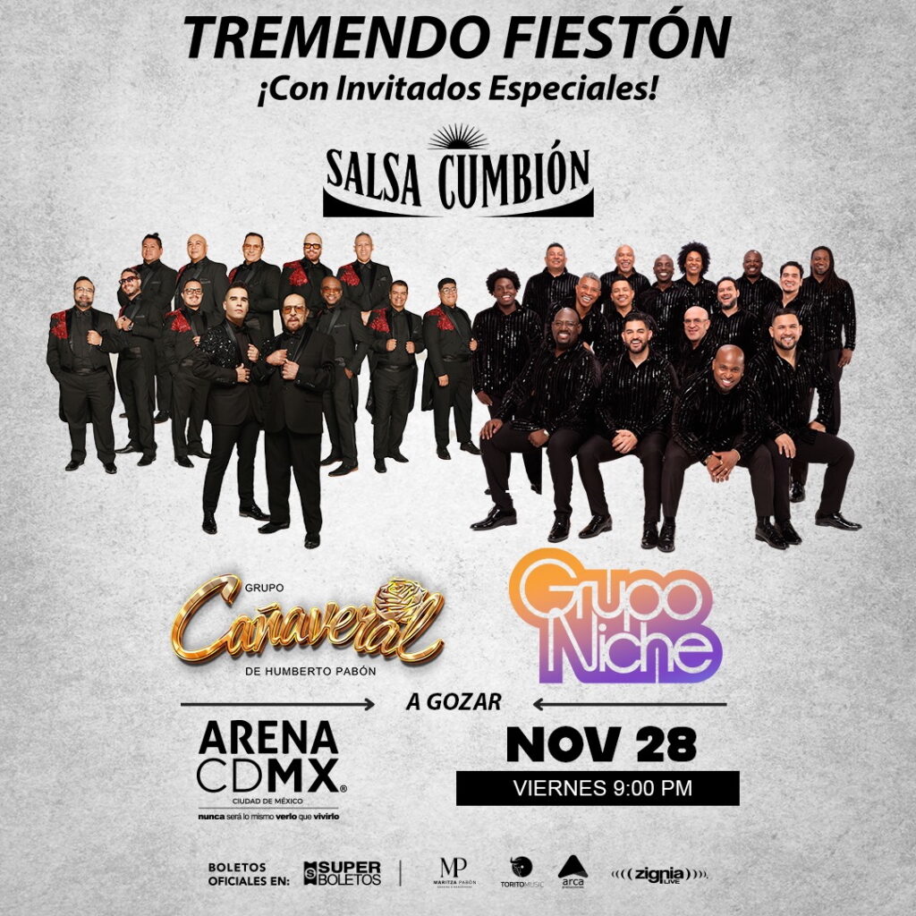 Póster del show Salsa Cumbión.