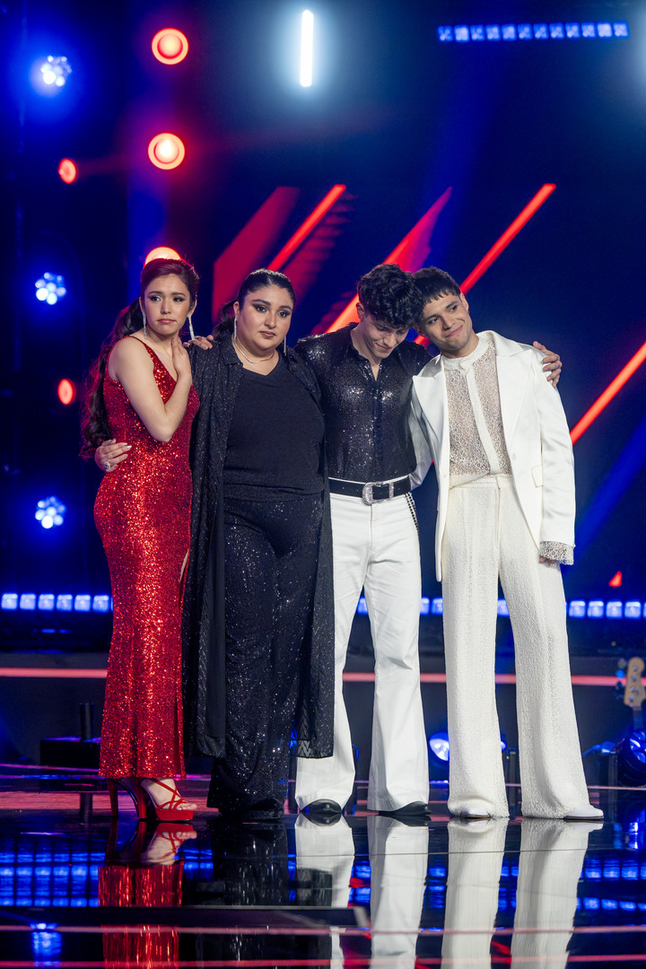 Los cuatro finalistas de esta temporada: Milagros, Eugenia, Nicolás y Alan.