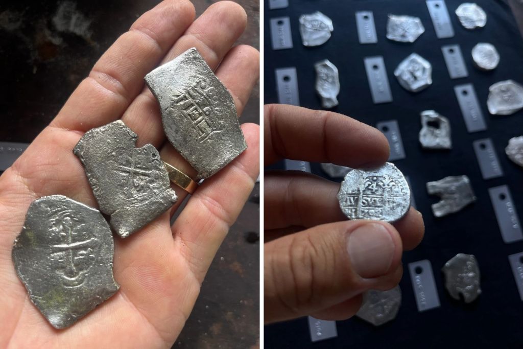 Muchas de las monedas conservan aún visibles las fechas de acuñación y las marcas de ceca, detalles fundamentales para rastrear su origen en las colonias del Imperio español