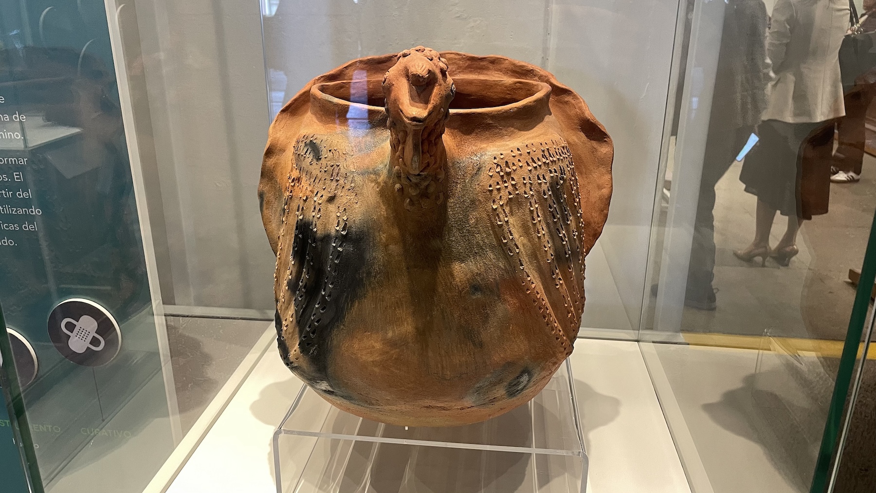 Vasija prehispánica del Museo Regional de los Pueblos de Morelos.