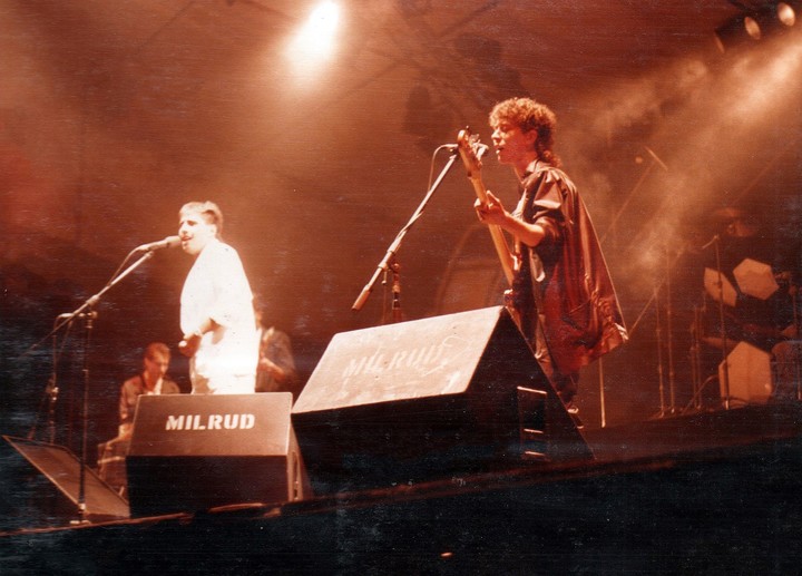 Identikit en vivo, década del '80. Foto de prensa gentileza Identikit