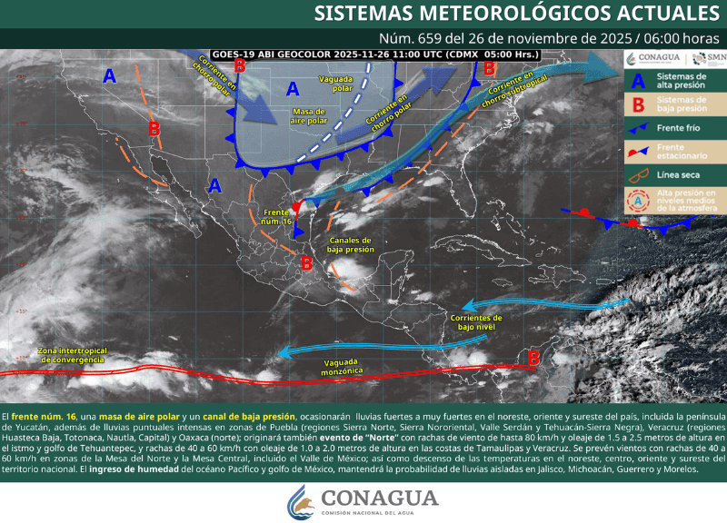 X / @conagua_clima X / @conagua_clima