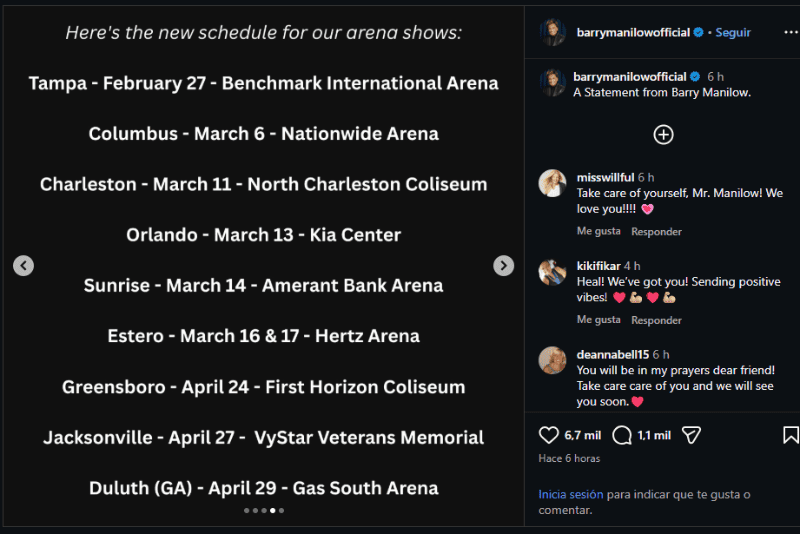  INSTAGRAM/barrymanilowofficial