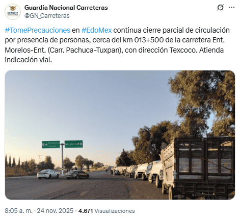 X / @GN_Carreteras X / @GN_Carreteras