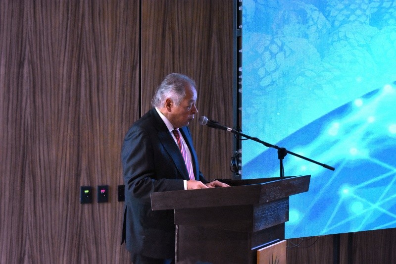 El presidente del CRT, Aurelio López Rocha  destacó durante la inauguración que la agroindustria tequilera trabaja para asegurar un crecimiento sostenible. ESPECIAL