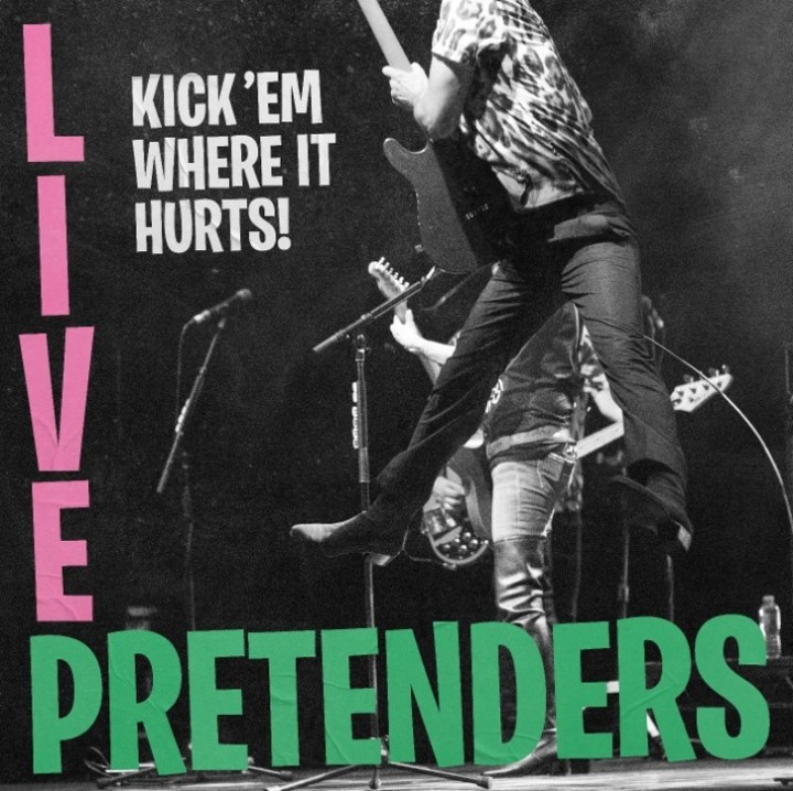 La tapa del próximo disco de The Pretenders, una grabación en vivo que saldrá en junio. Foto IG @thepretendershq
