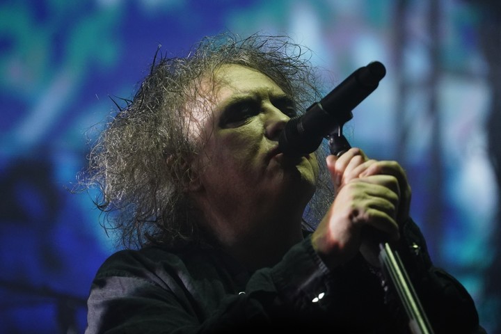 Robert Smith en su gran recital de 2023 en el festival Primavera Sound de Buenos Aires. Foto: Emmanuel Fernández 