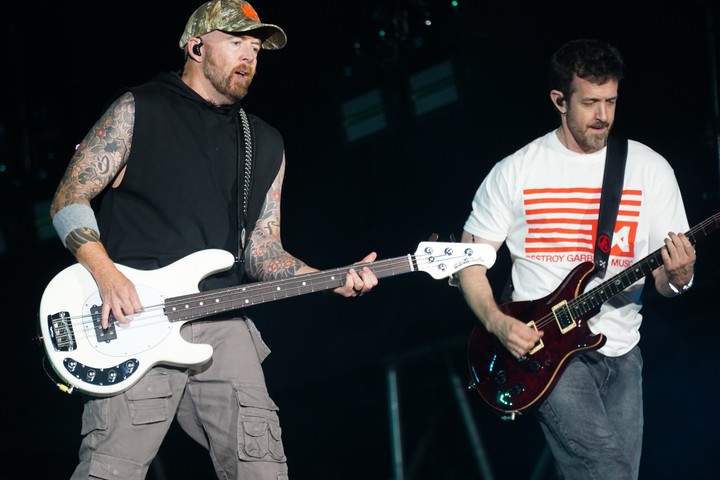 Linkin Park en vivo en Argentina, por cuarta vez. Foto: Martin Bonetto