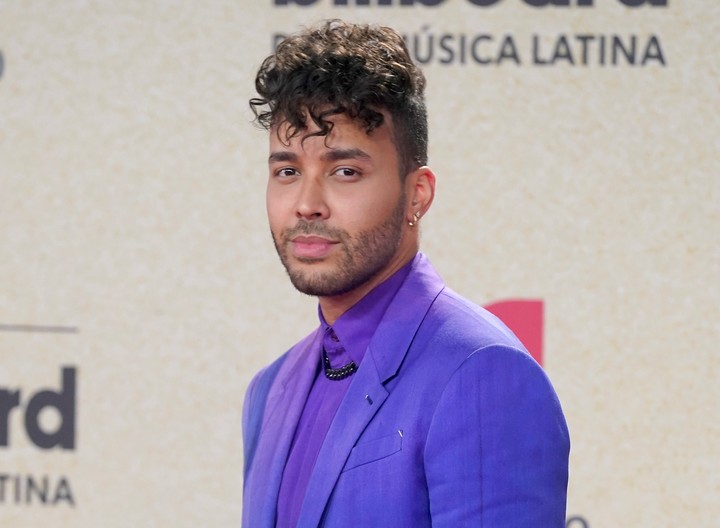 Prince Royce en los premios Billboard Latin Music de 2021. Foto: AP 