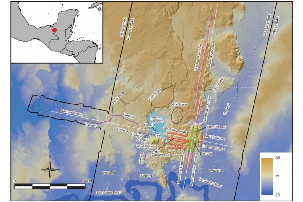 El antiguo complejo fue identificado gracias a la tecnología LiDAR, un sistema de detección remota que permite revelar estructuras ocultas bajo la vegetación