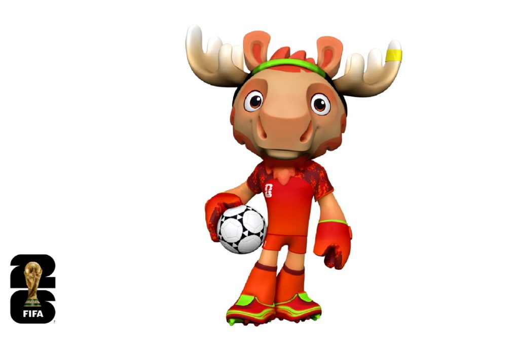 Maple,ascota del Mundial 2026 que representa a Canadá