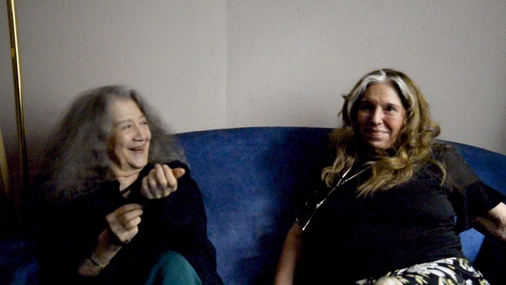 Martha Argerich y Lyl Tiempo. La gran pianista argentina albergó a Tiempo en su casa de Ginebra.