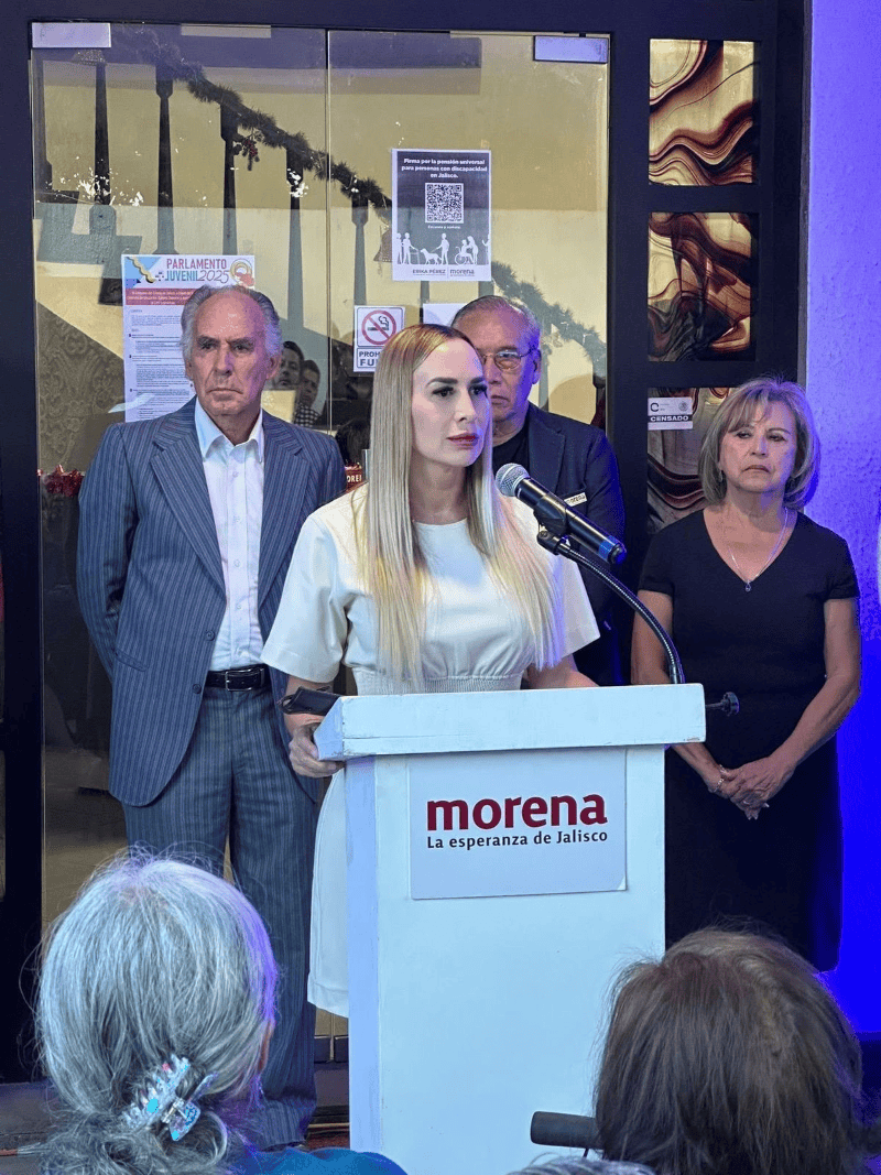 Erika Pérez García, Presidenta de Morena Jalisco. ESPECIAL 