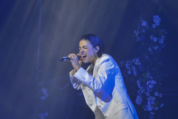 Zoe Gotusso en su primer Gran Rex, justamente el día de su cumpleaños, el 22 de mayo de 2022. Foto: C Niscovolos