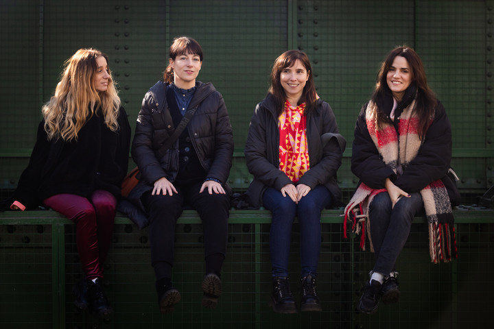 Piel de Lava: Valeria Correa, Elisa Carricajo, Laura Paredes y Pilar Gamboa. Foto: Matías Baglietto