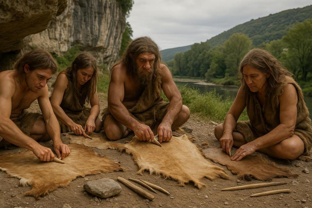 Investigadores han identificado un elemento clave en el conjunto de herramientas de caza utilizado por los neandertales