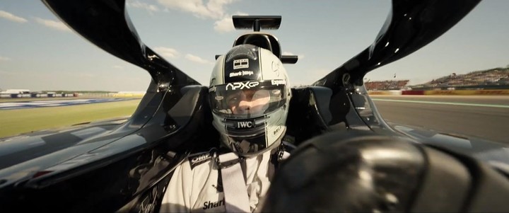 Una de las 4 cámaras que tomaban a Brad dentro del automóvil.
