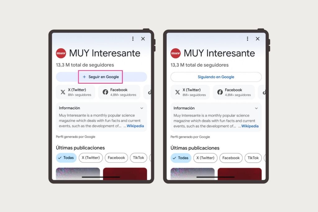 Este truco de Google te permite recibir los mejores artículos de Muy Interesante sin buscarlos