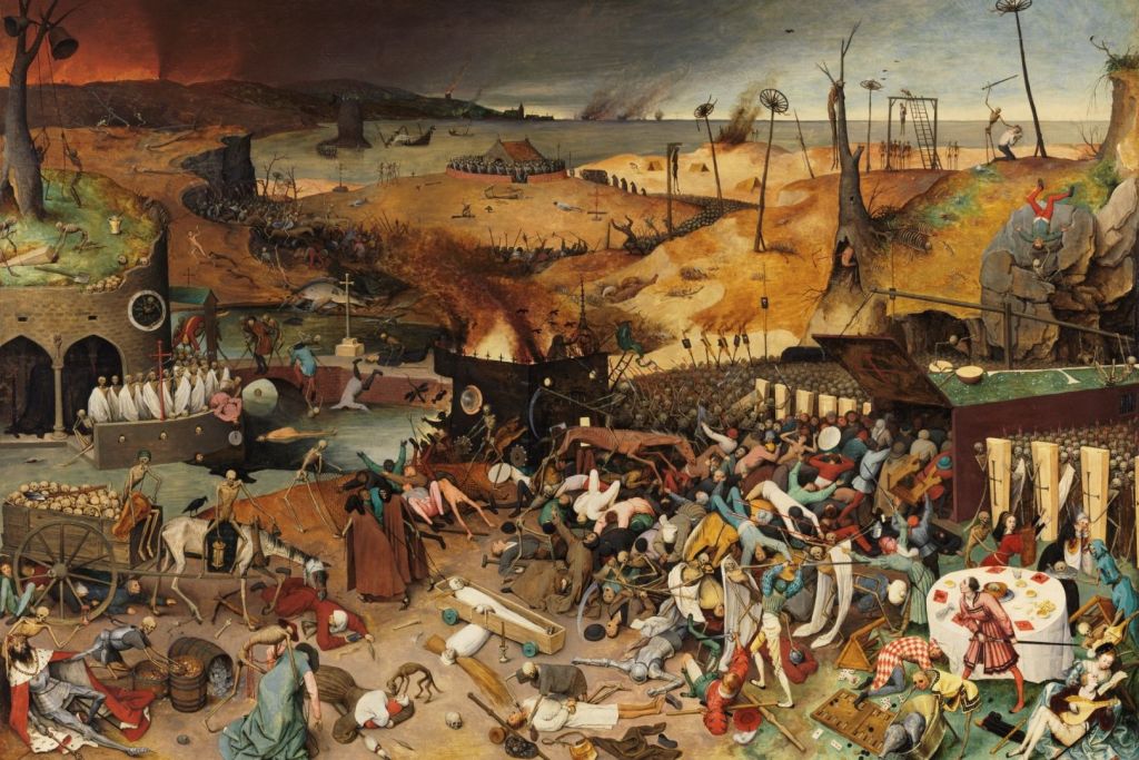 El triunfo de la Muerte (De Triomf van de Dood), de Pieter Brueghel el Viejo (1560-1562)