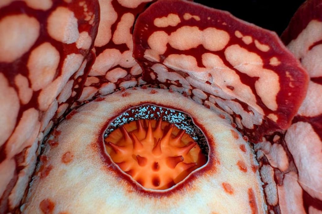 La Rafflesia hasseltii se considera una de las especies más escasas y difíciles de encontrar en todo el planeta