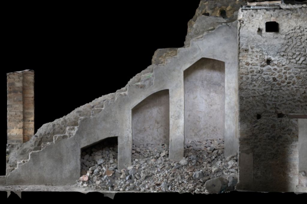 Reconstrucción digital de la Casa del Tiaso en Pompeya