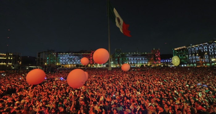 Residente en el Zócalo de la CdMx.