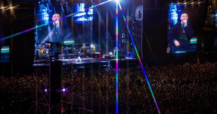 Residente en el Zócalo de la CdMx.
