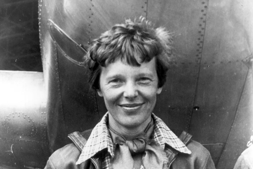 Retrato de Amelia Earhart antes de su histórica desaparición