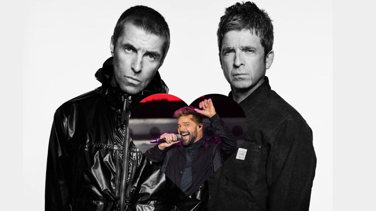 Ricky Martin en los conciertos de Oasis.