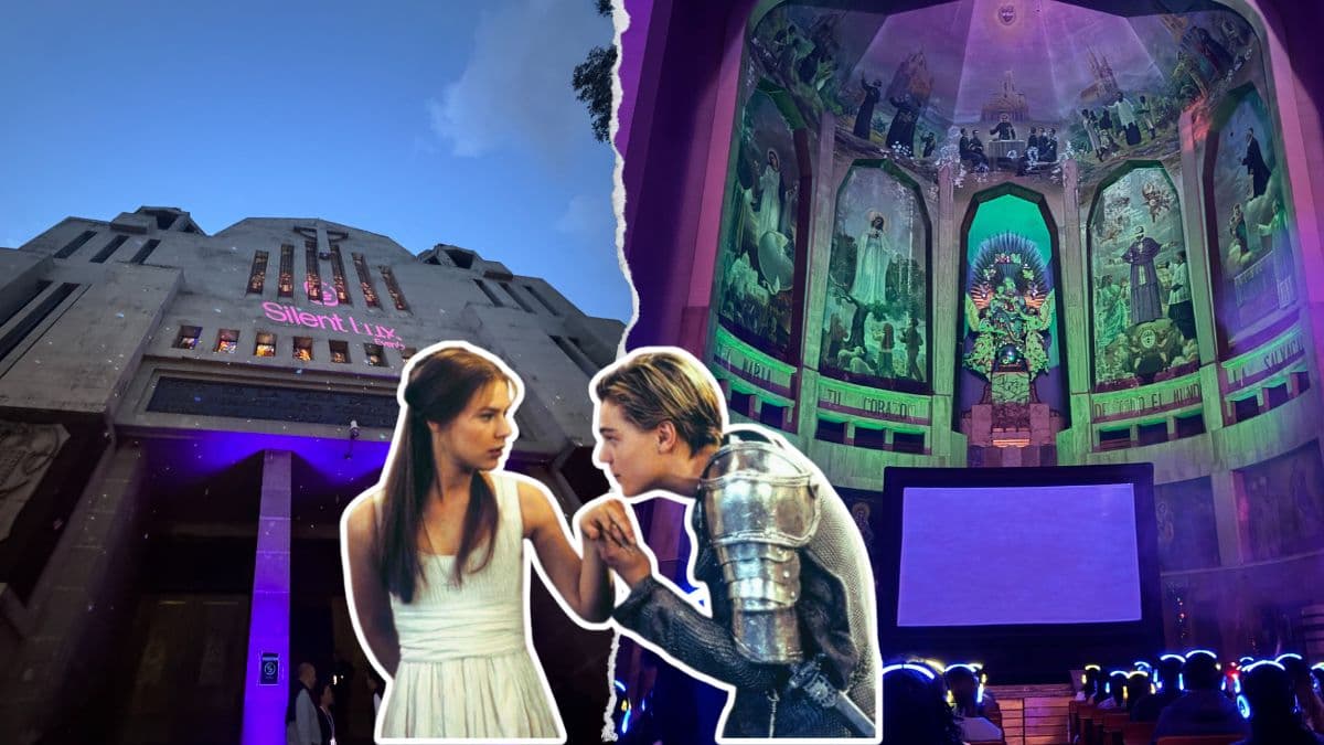 Romeo + Julieta con Leo DiCaprio se proyecta en la iglesia donde se filmó en CDMX