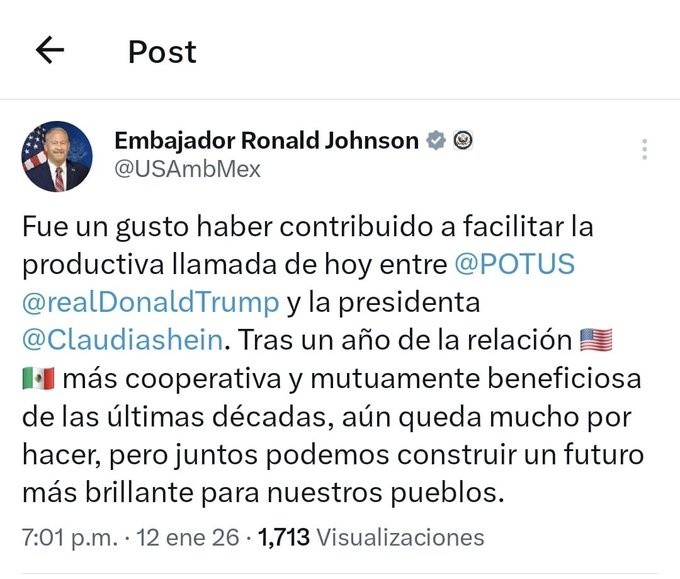 X / @USAmbMex X / @USAmbMex