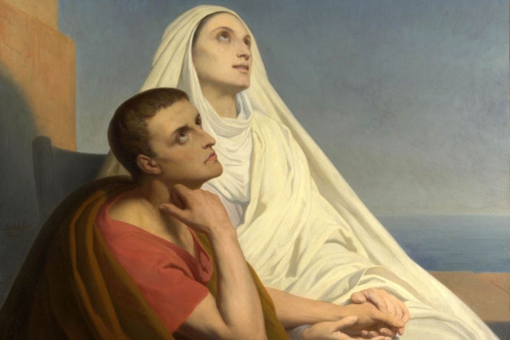 San Agustín y santa Mónica (1846), por Ary Scheffer