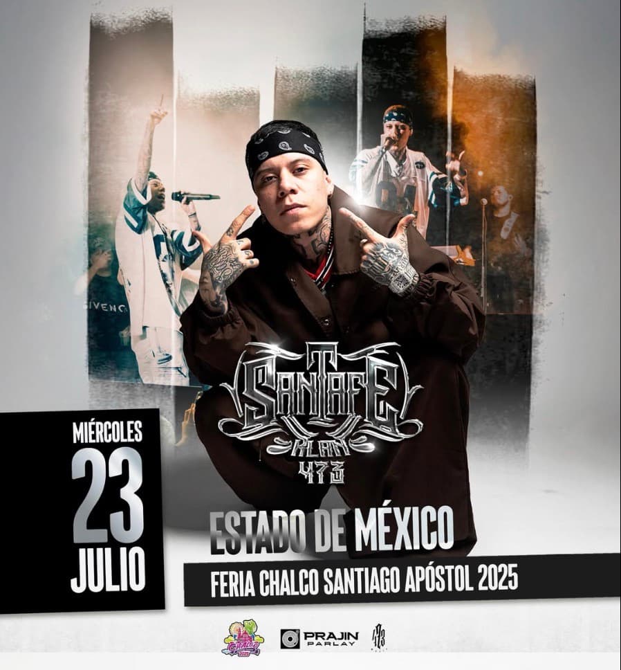 Conciertos GRATIS en Feria de Chalco 2025: Santa Fe Klan, María León y Enanitos Verdes | Foto: IG Santa Fe Klan
