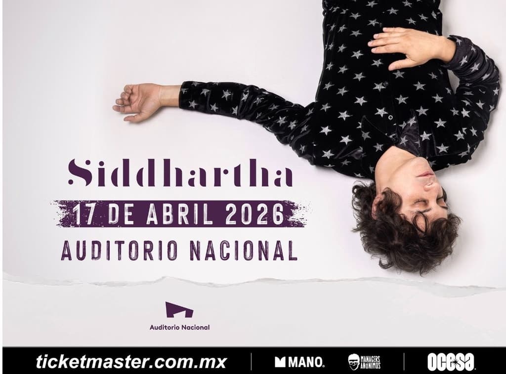Siddhartha anuncia concierto en CDMX: nuevo disco y clásicos en el Auditorio Nacional | Foto: IG Siddharta Oficial