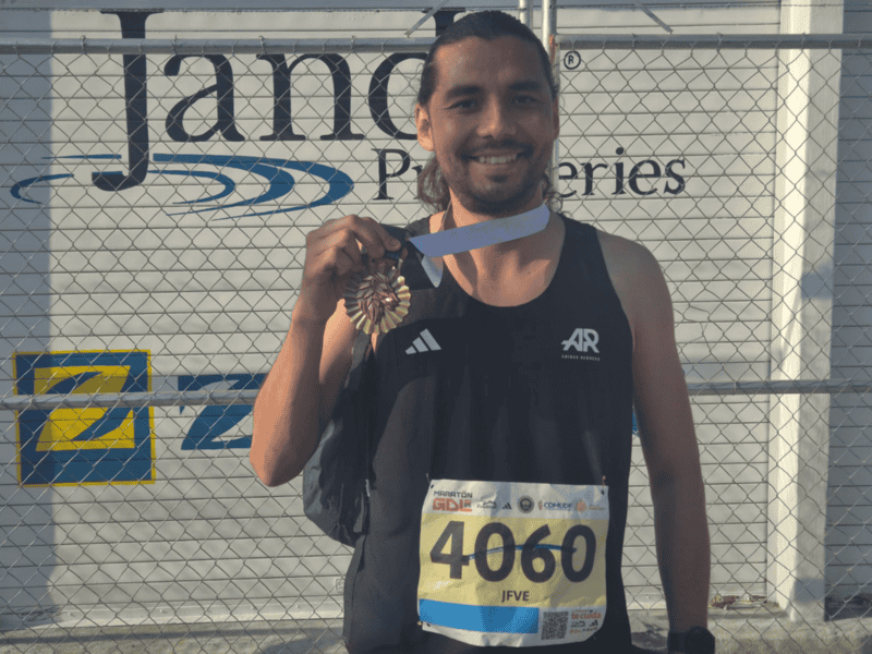 Juan Alcalá, uno de los participantes del Maratón Internacional de Guadalajara. EL INFORMADOR/O. González Juan Alcalá, uno de los participantes del Maratón Internacional de Guadalajara. EL INFORMADOR/O. González
