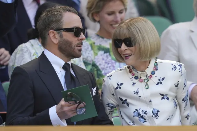 Anna Wintour y Tom Ford.