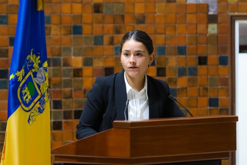 Tonantzin Cárdenas, diputada de Futuro, durante su intevención. EL INFORMADOR / A. Navarro Tonantzin Cárdenas, diputada de Futuro, durante su intevención. EL INFORMADOR / A. Navarro