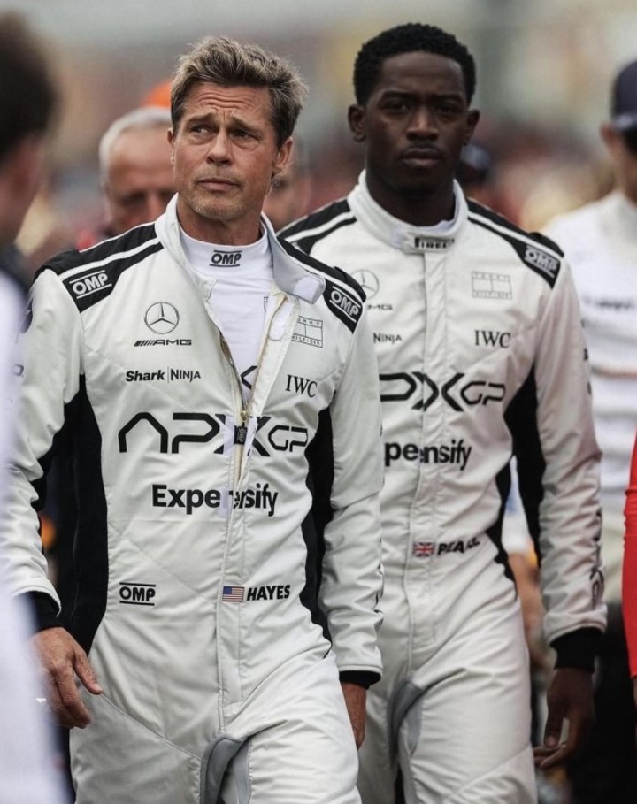Brad Pitt, a más de 290 km/h. Foto WB
