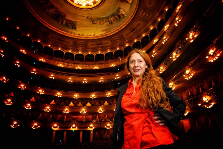 Rita Cosentino en el teatro Colón. Foto Ariel Grinberg 