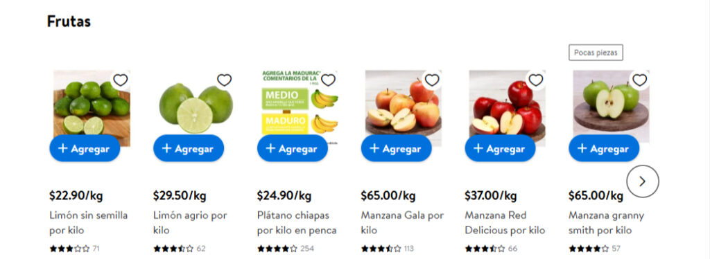 Las mejores ofertas en frutas y verduras, así como en otros departamentos, durante el Martes de Frescura en Walmart del 14 de enero de 2025.