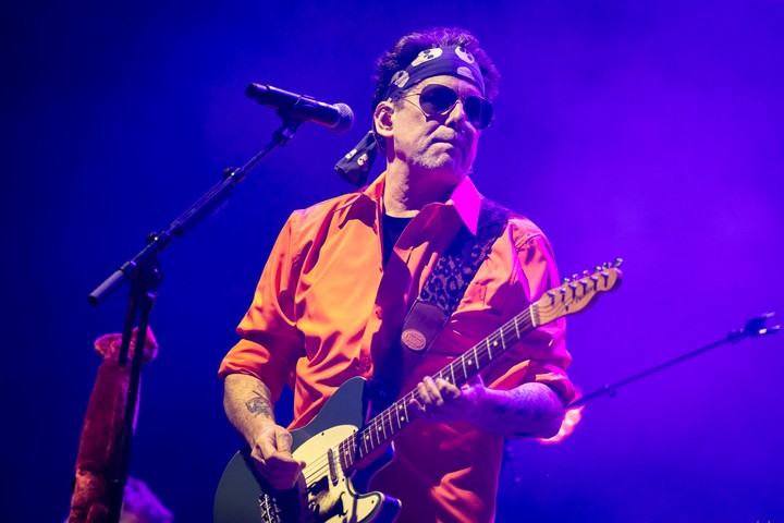 El músico y cantante argentino Andrés Calamaro en el Festival de Cap Roig. Foto: EFE.