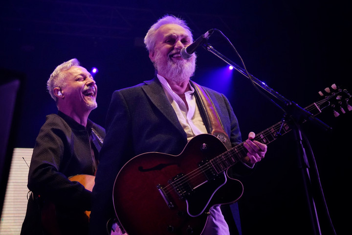 David Lebon y Pedro Aznar harán en Quilmes Rock 2025 un homenaje a su grupo Serú Girán junto a artistas invitados. Foto Emmanuel Fernández 